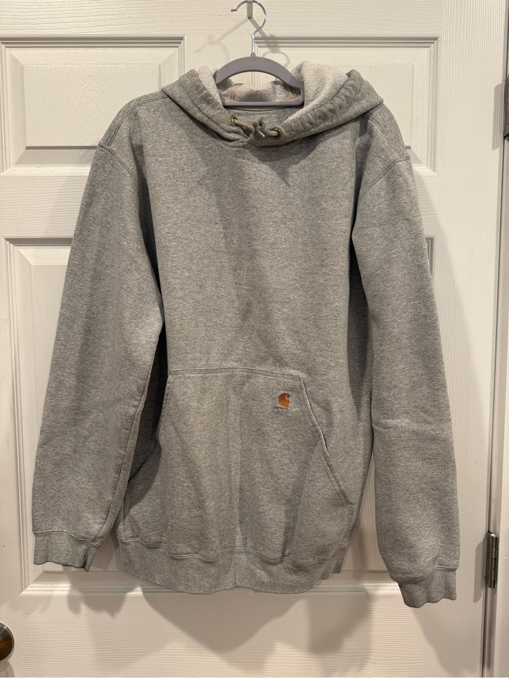 Carhartt Gray Hooded Pullover Sweatshirt